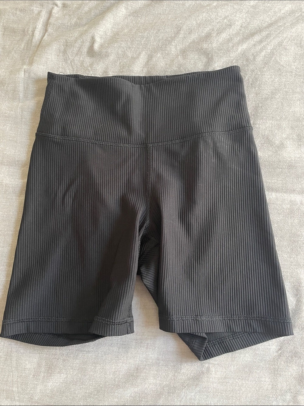 Old Navy High-Waist Ribbed Black Women’s Bike Shorts